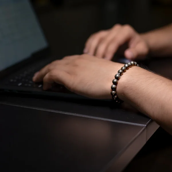 Raw Pyrite Bracelet - Image 3